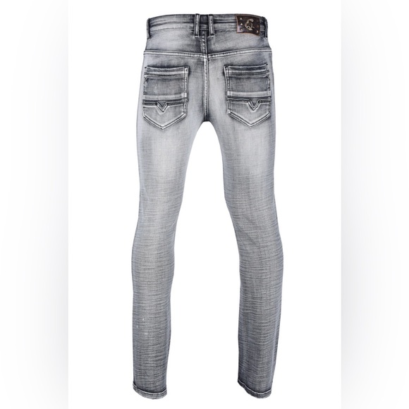 GREY PLATINI MENS JEANS